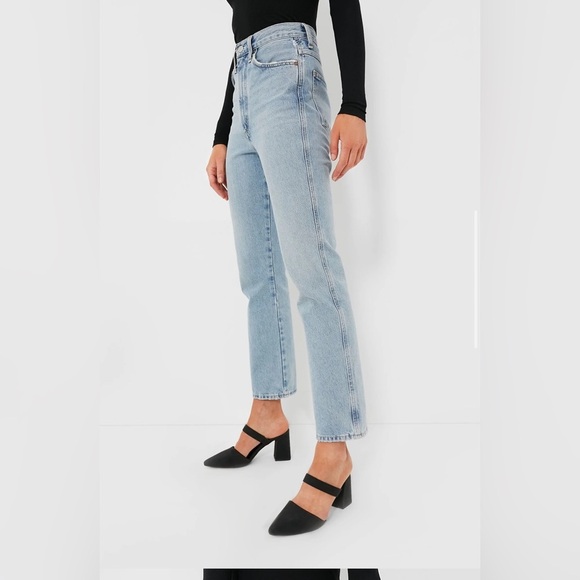 Agolde Pinch Waist High Rise Kick Riptide - Picture 3 of 11